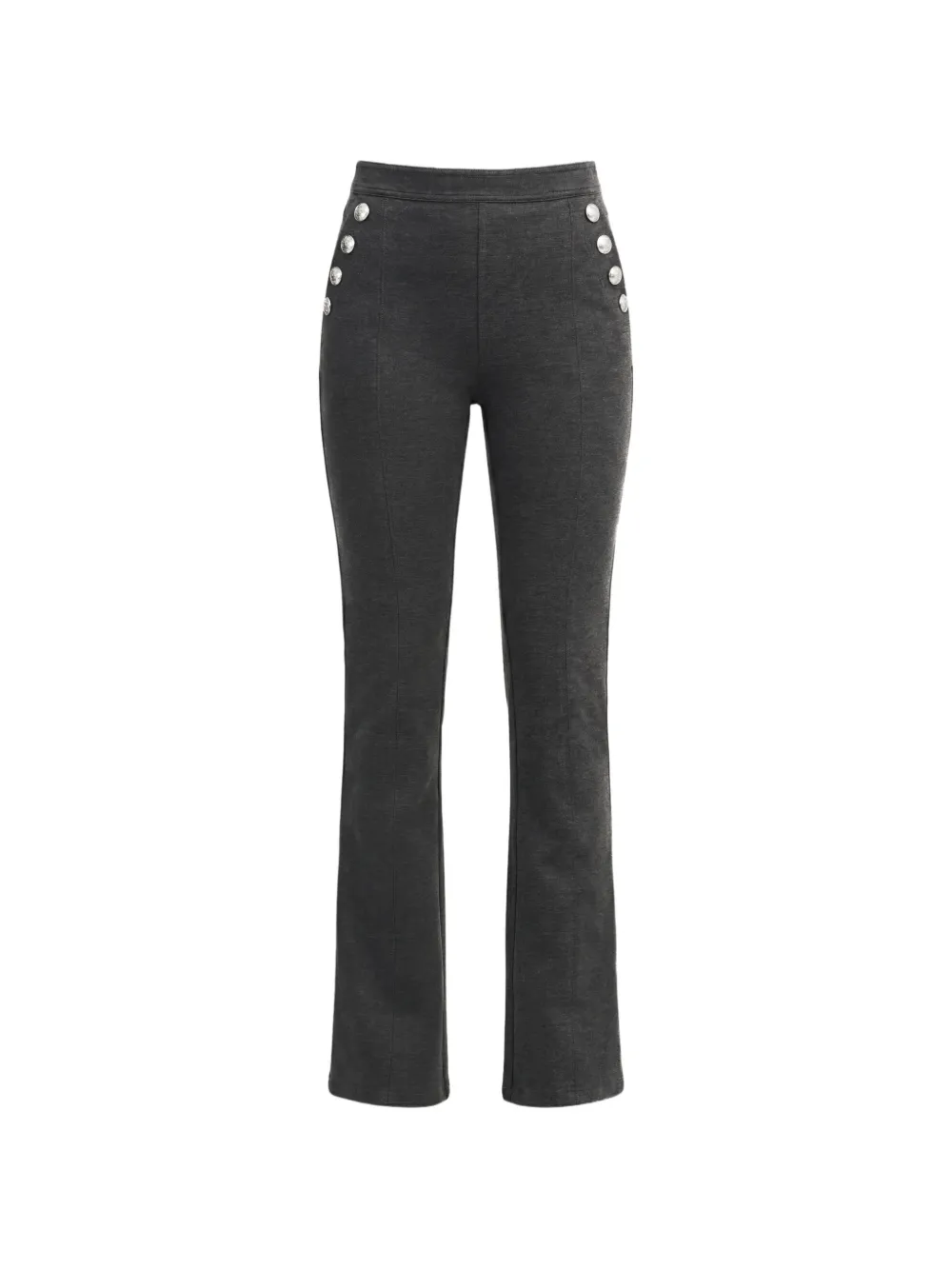 Cinq A Sept Suzette button-embellished trousers Grijs