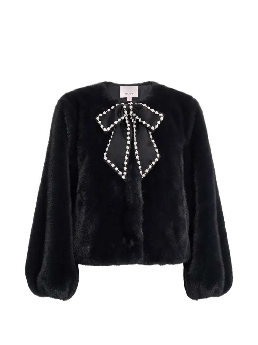 Cinq A Sept Benson faux-mink jacket - Nero