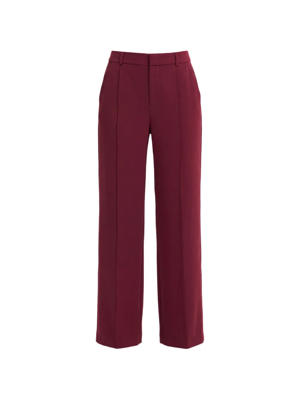 Cinq A Sept Calla pintuck-detail trousers Rood