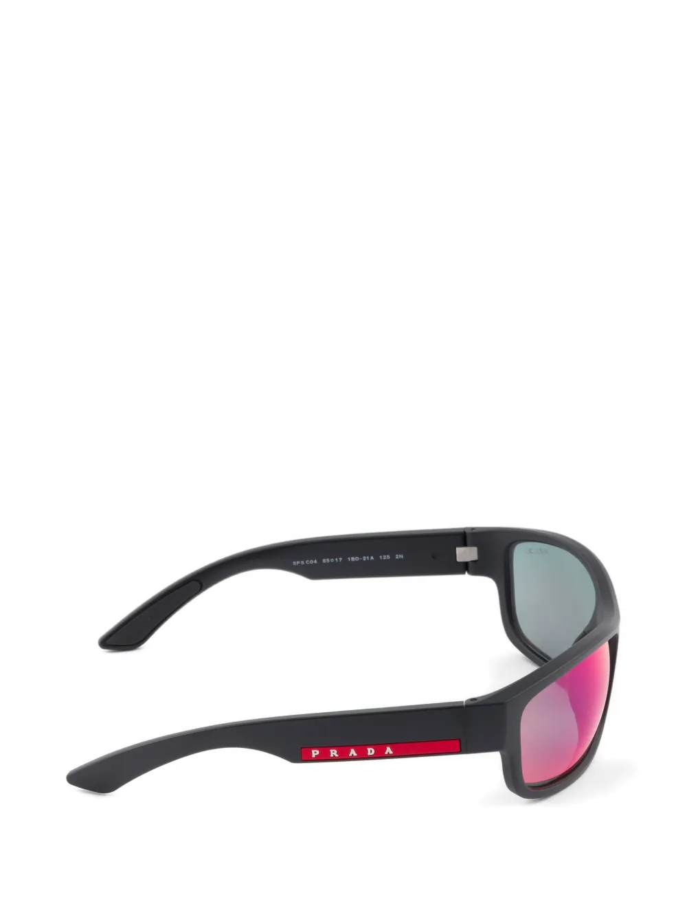Prada Eyewear Linea Rossa sunglasses Zwart