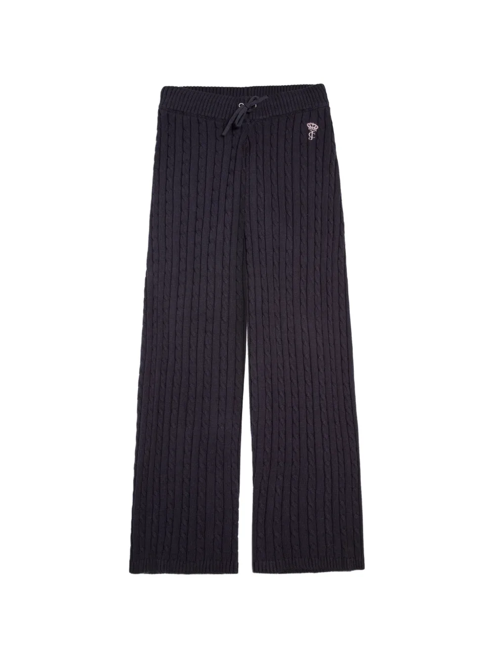 Juicy Couture cable-knit trousers - Bleu Juicy Couture cable-knit trousers - Bleu