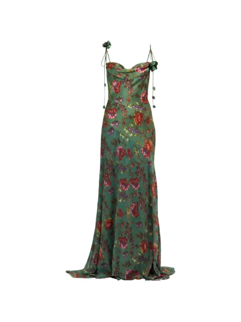 Cinq A Sept vestido largo Fresco Floral Vionette