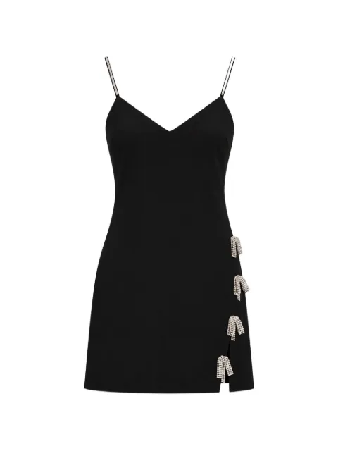 Cinq A Sept Rella rhinestone-bow mini dress