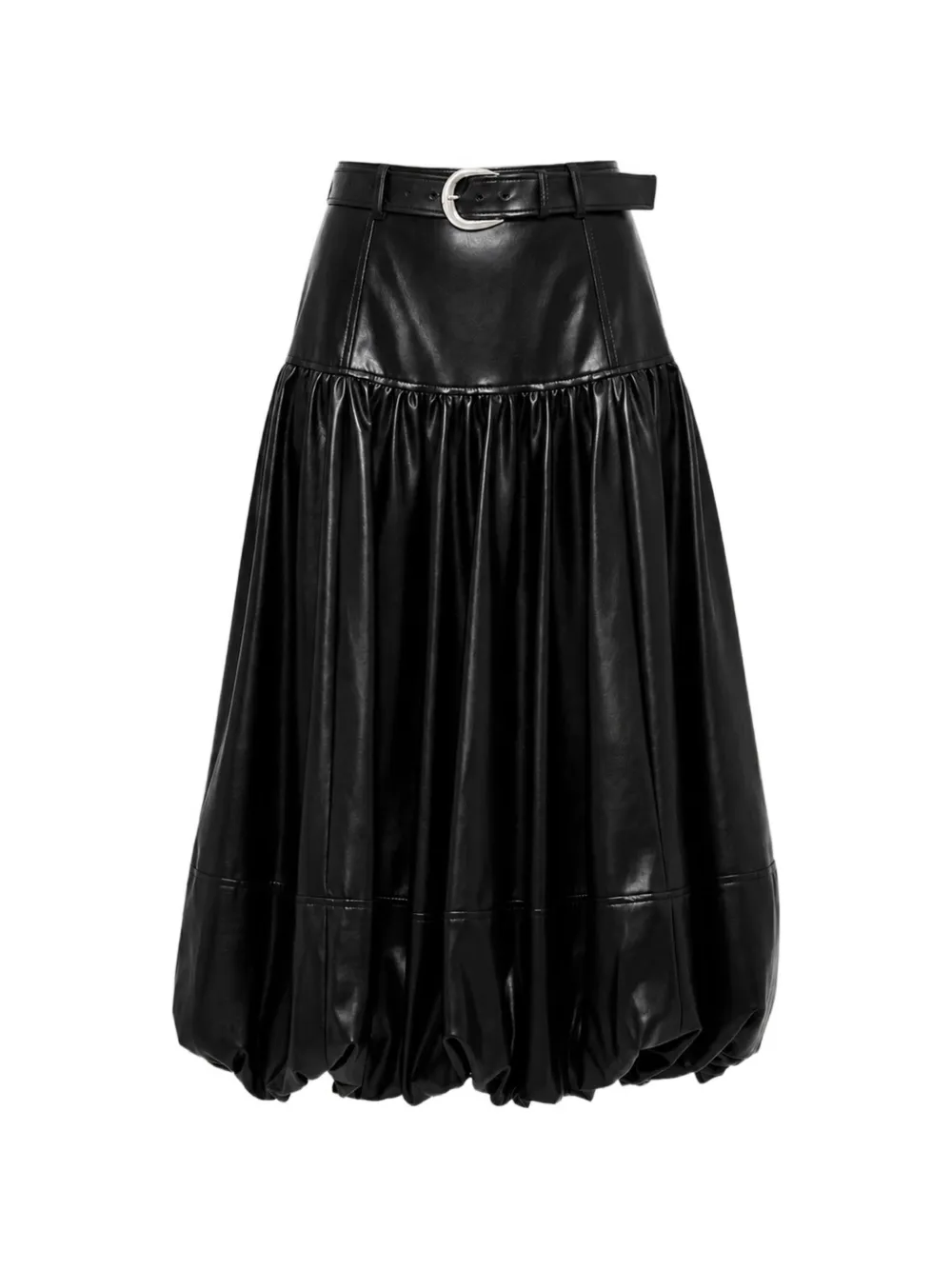 Cinq A Sept Eleanor bubble midi skirt Zwart