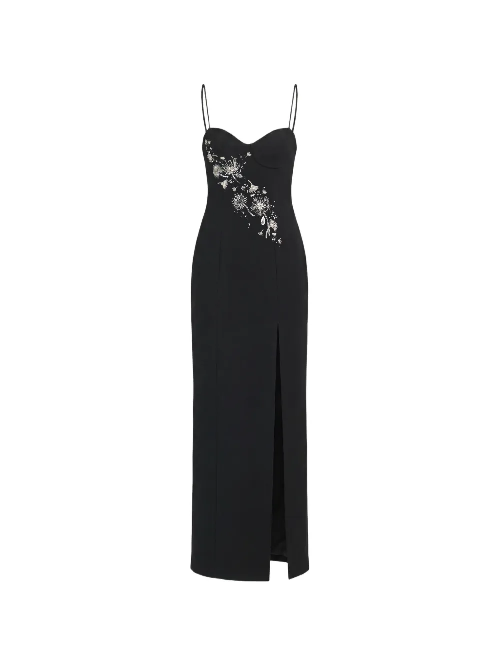 Cinq A Sept Midnight Dandelion Amelina maxi dress Zwart