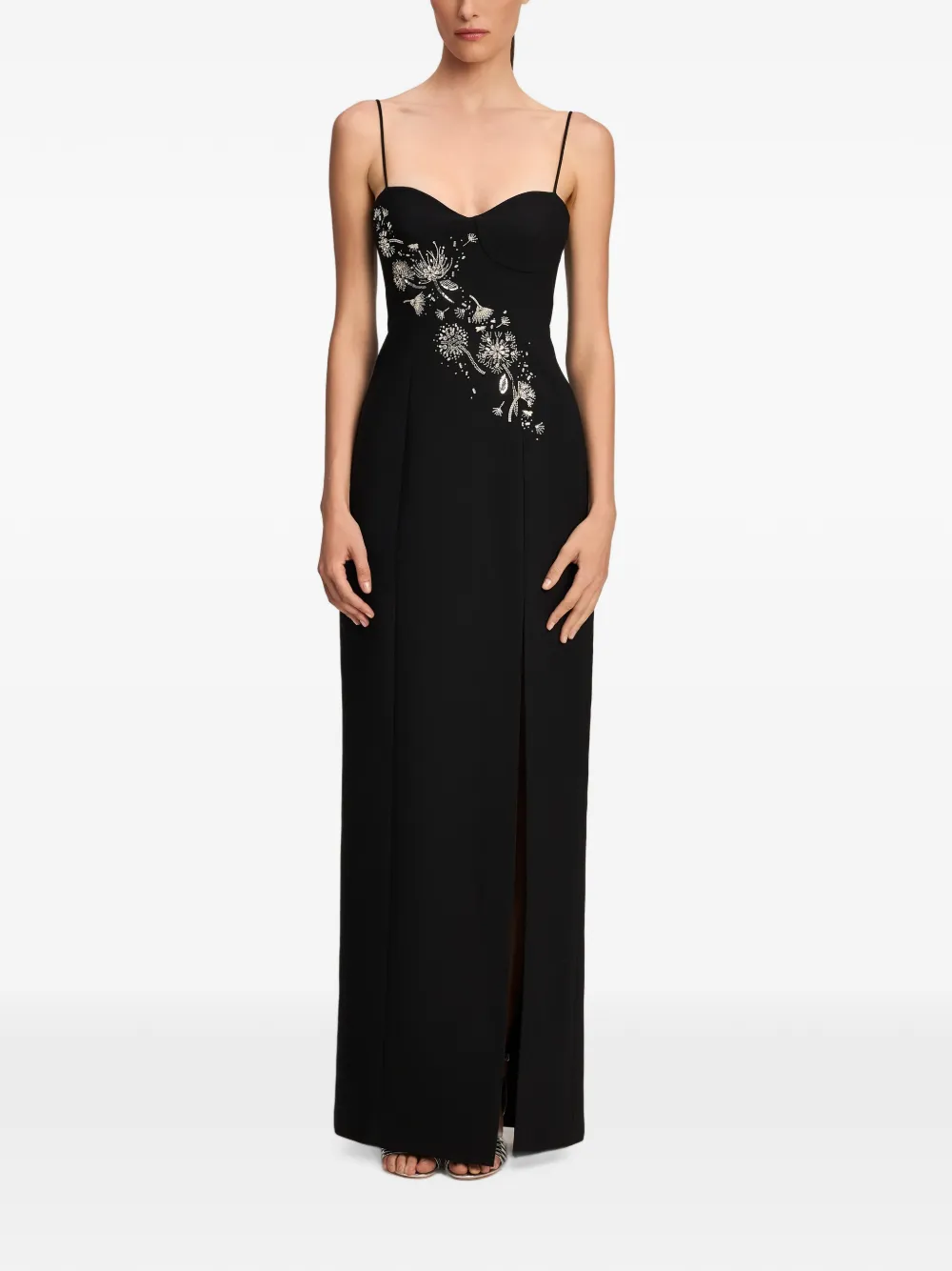 Cinq A Sept Midnight Dandelion Amelina maxi dress Zwart