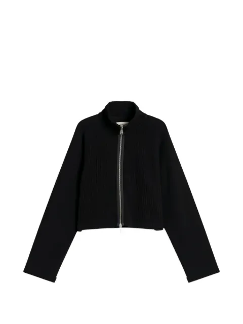 mfpen Leisure Cardigan aus geripptem Strick mit Reißverschluss