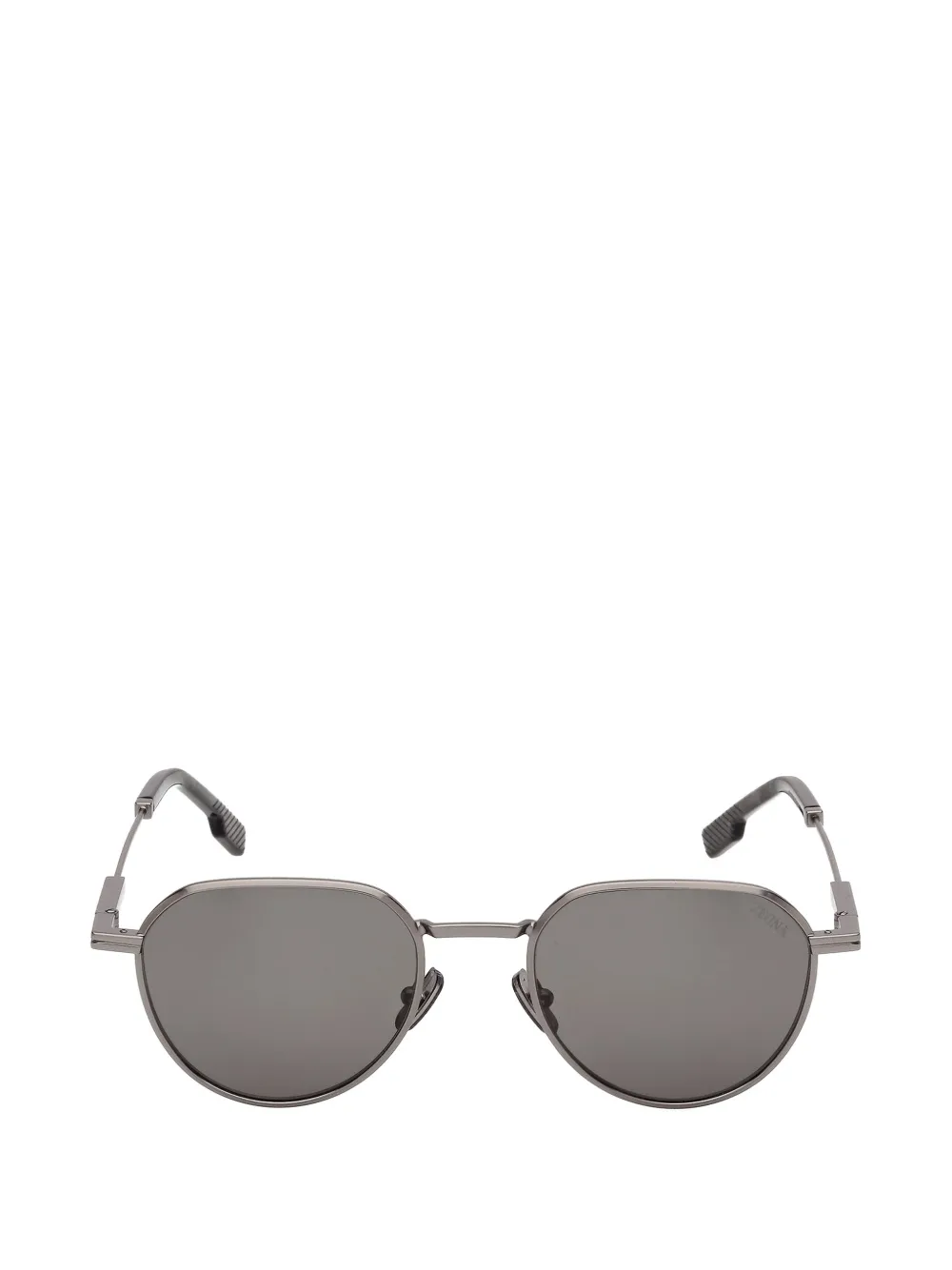 Zegna geometric-frame sunglasses Grijs