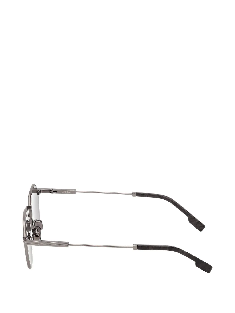 Zegna geometric-frame sunglasses Grijs