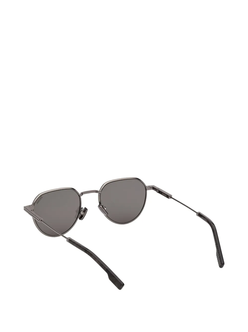 Zegna geometric-frame sunglasses Grijs
