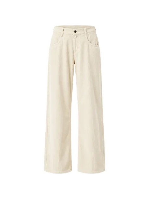 Cycle Aida corduroy-effect wide-leg trousers