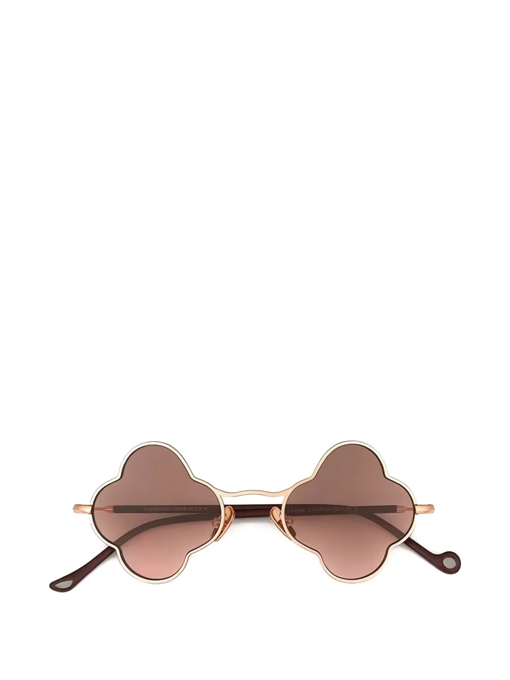Eyepetizer Fiore geometric-frame sunglasses Rood