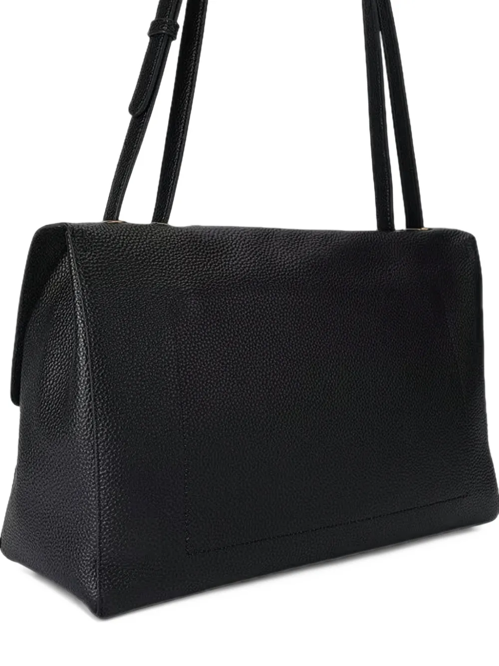 Kurt Geiger London Eagle head pebbled shoulder bag Zwart