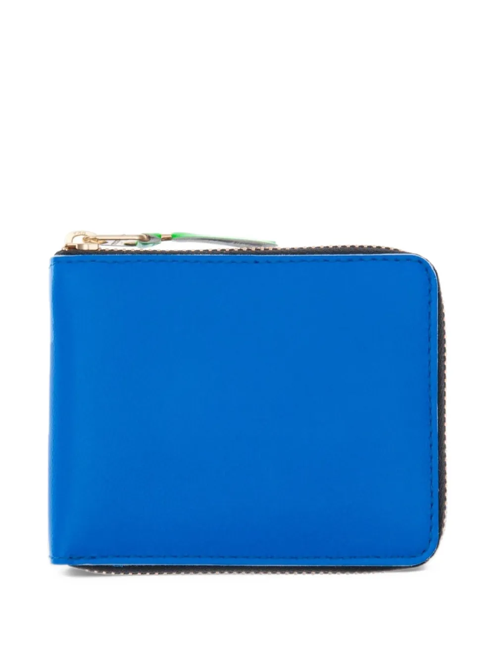 Comme Des Garçons Wallet zip-around leather wallet - Blu