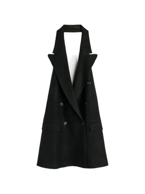 OUR LEGACY blaze apron ritual black mesh wool