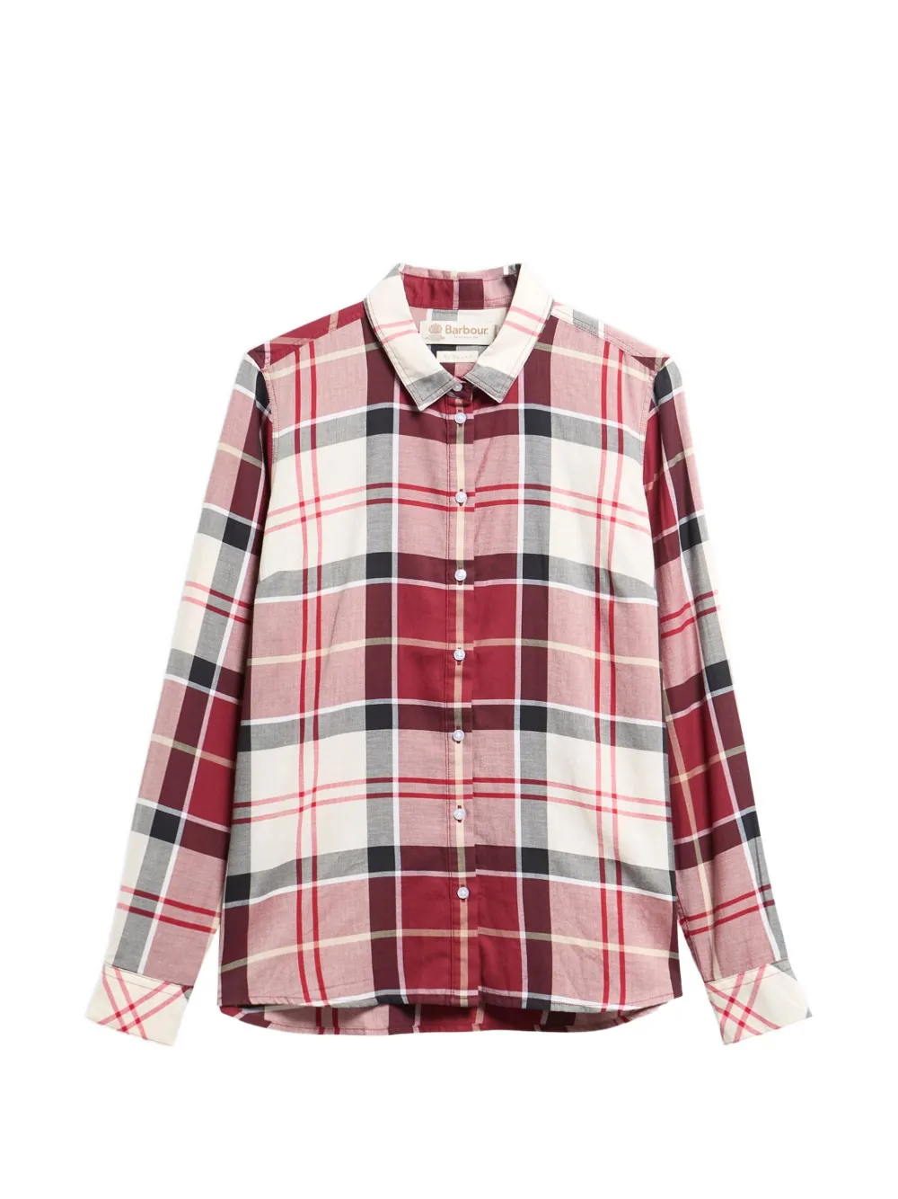 Barbour Bredon regular long-sleeved shirt Rood