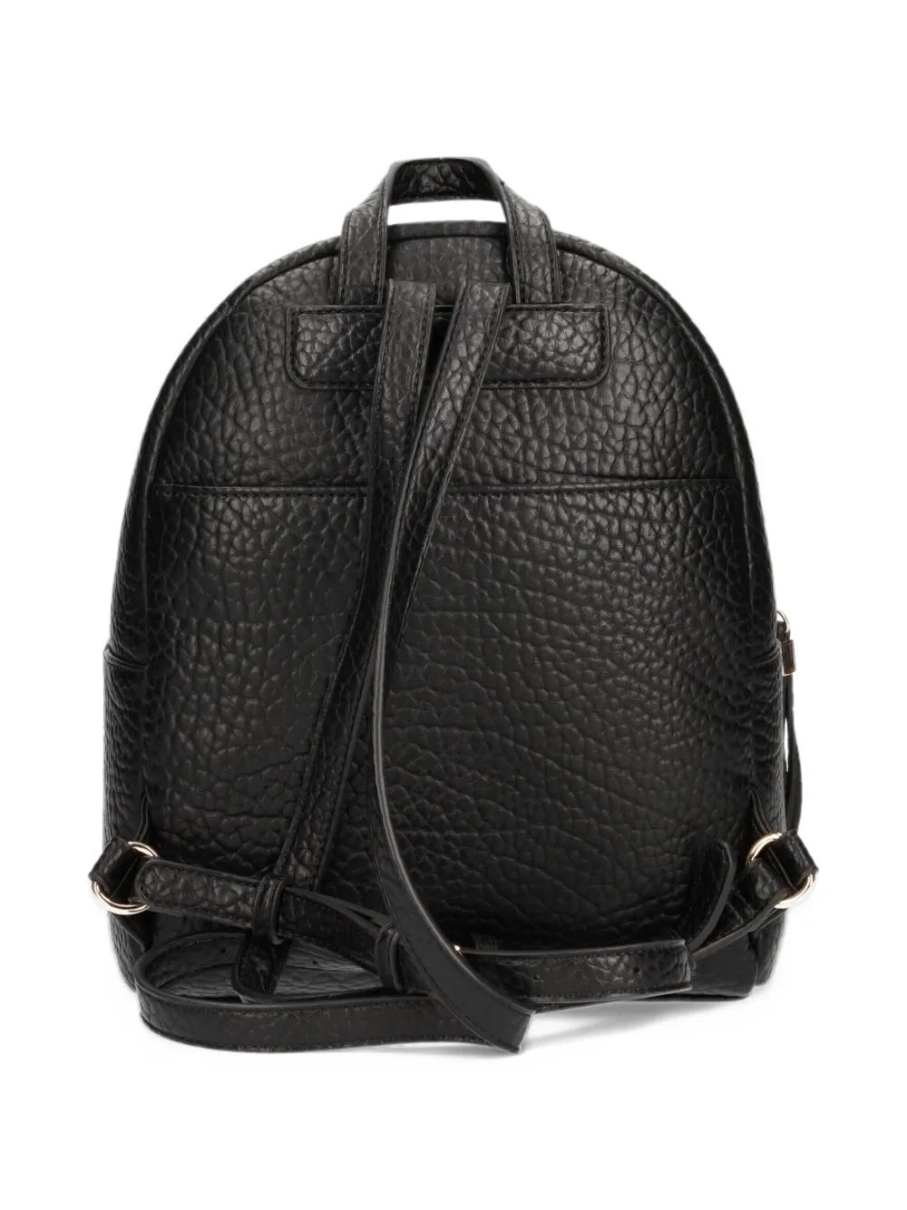 LIU JO grained-effect zip-fastening backpack Zwart