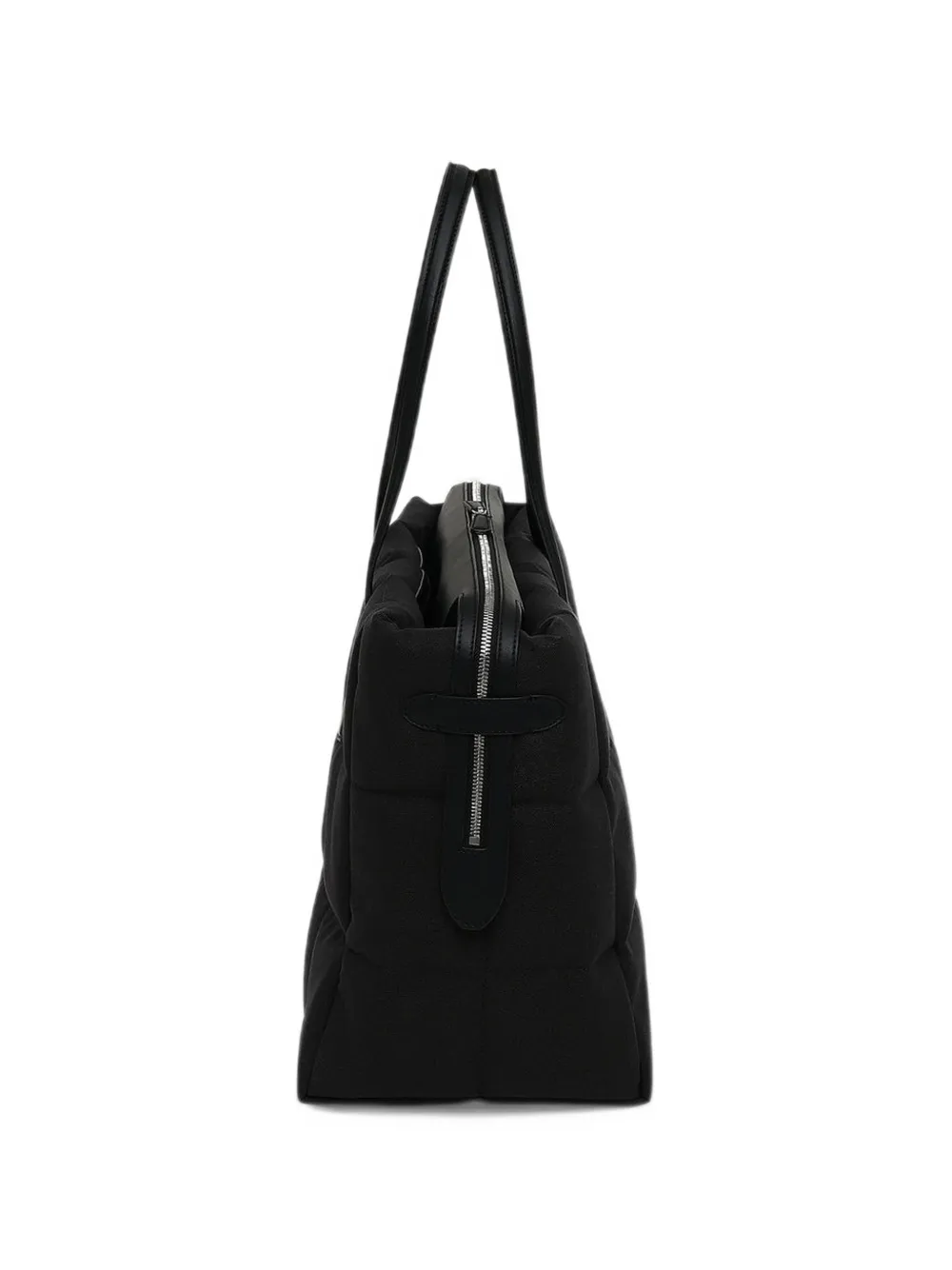 VeeCollective Large Tela quilted tote bag Zwart