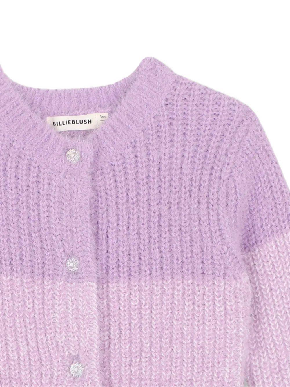 Billieblush striped button-up cardigan Paars