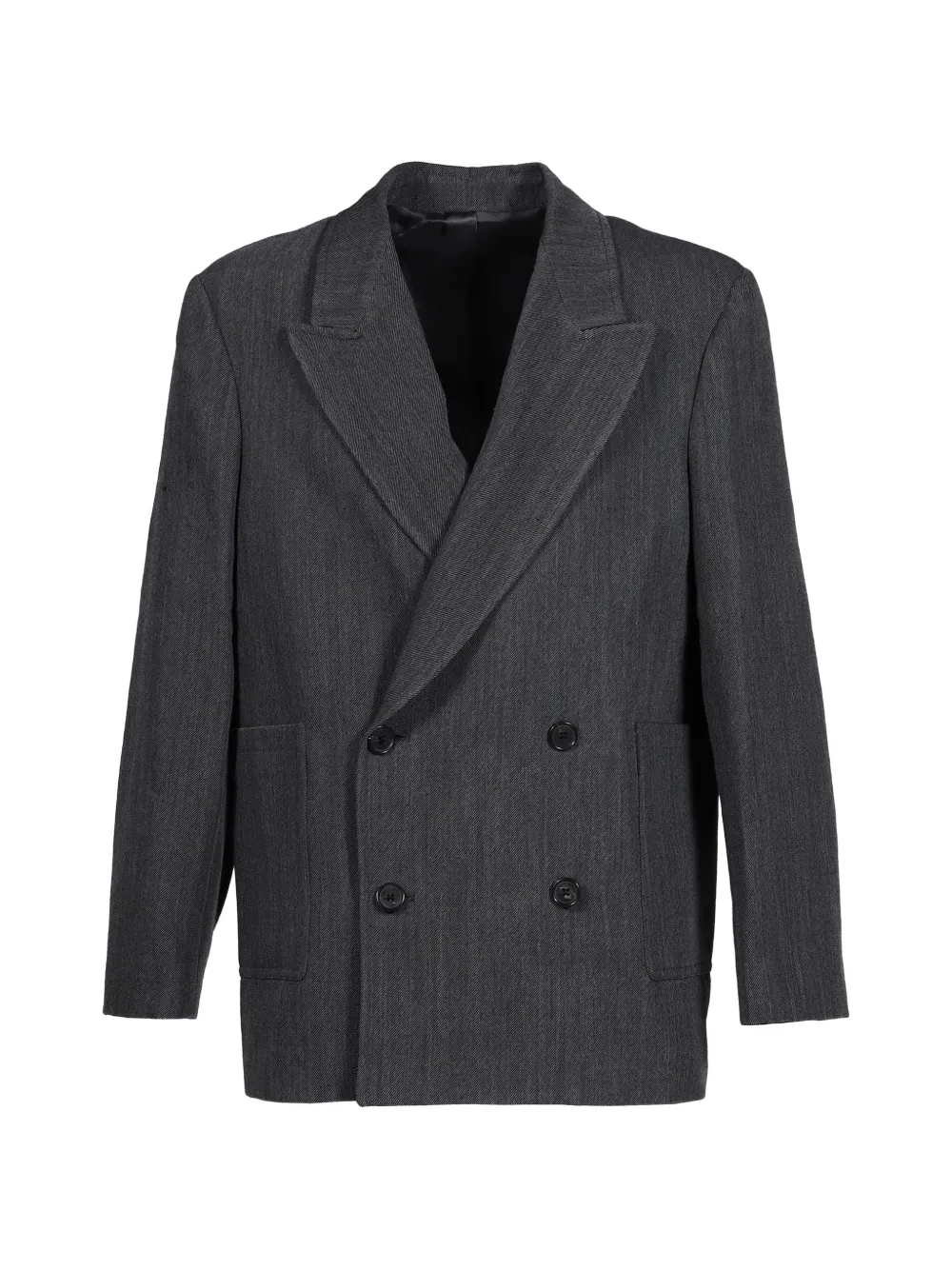 Cmmn Swdn Enea double-breasted wool blazer - Grigio