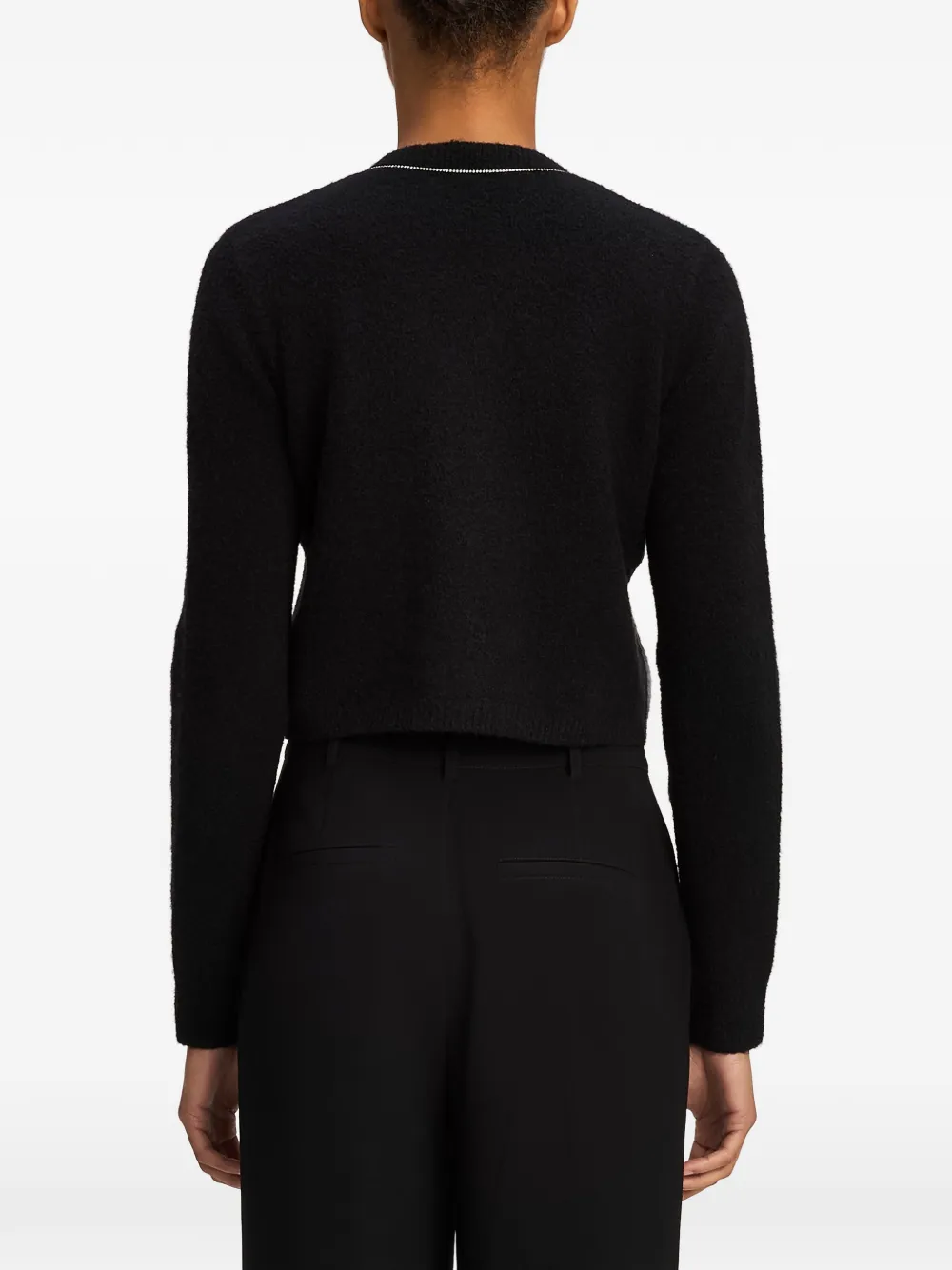 Cinq A Sept Allura bow-embellished cardigan Zwart