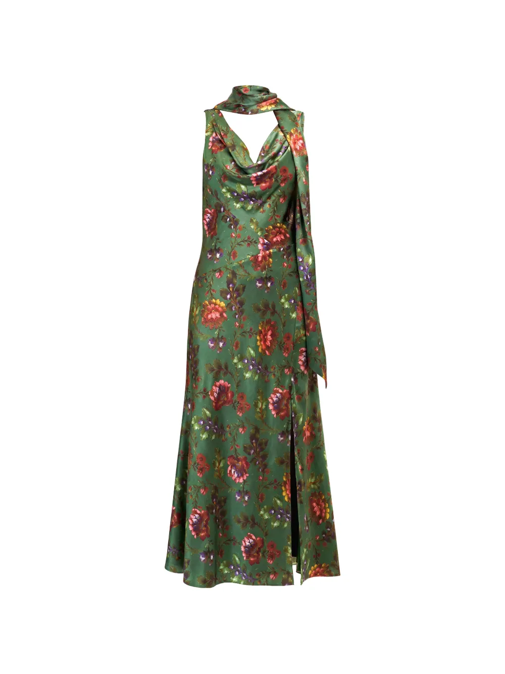 Cinq A Sept Fresco Floral Rosmira maxi dress Groen