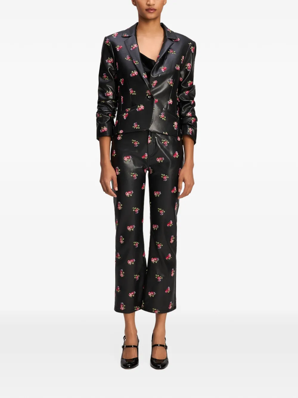 Cinq A Sept Tossed Roses Le Petit Khloe blazer Zwart