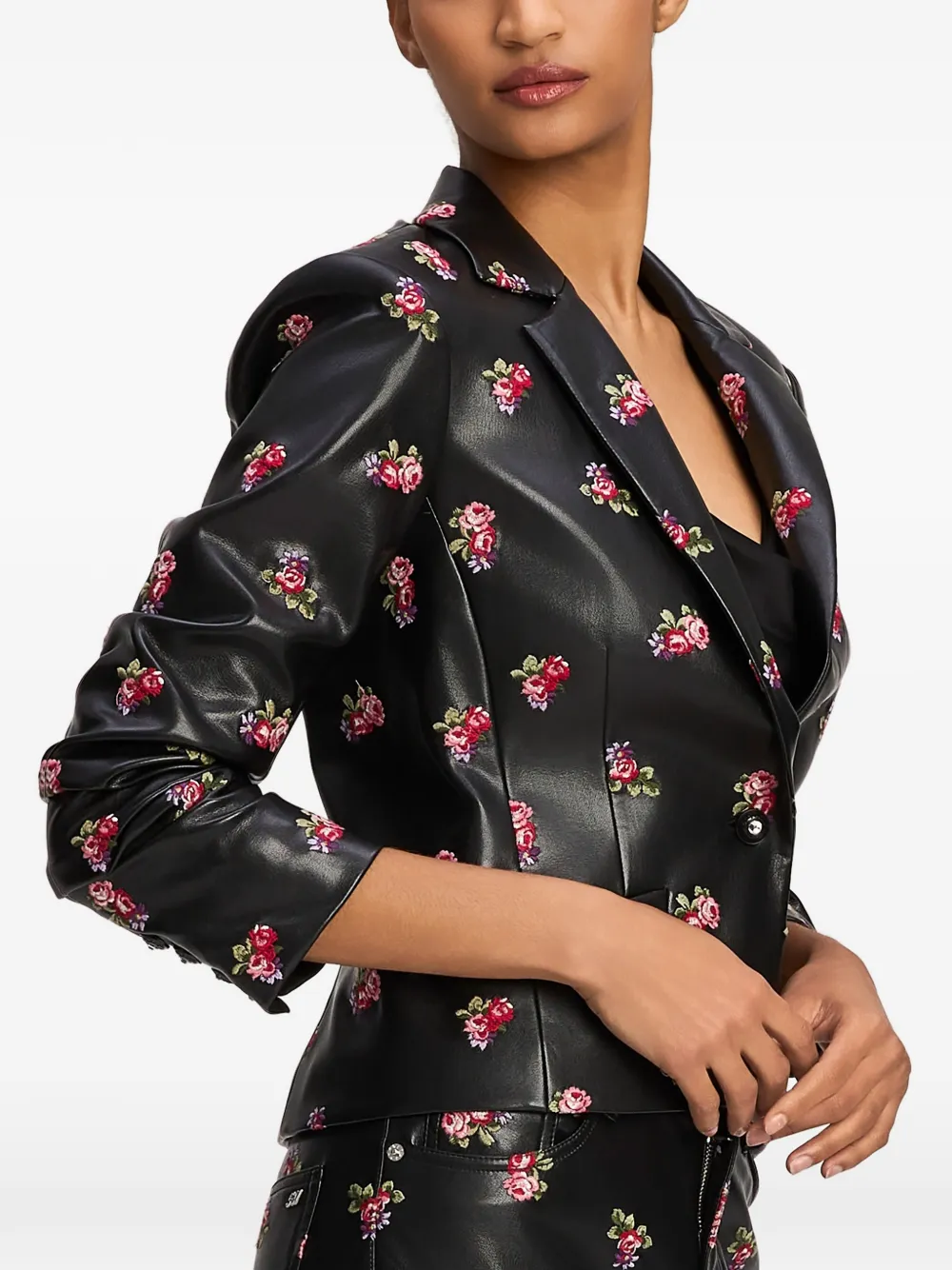 Cinq A Sept Tossed Roses Le Petit Khloe blazer Zwart