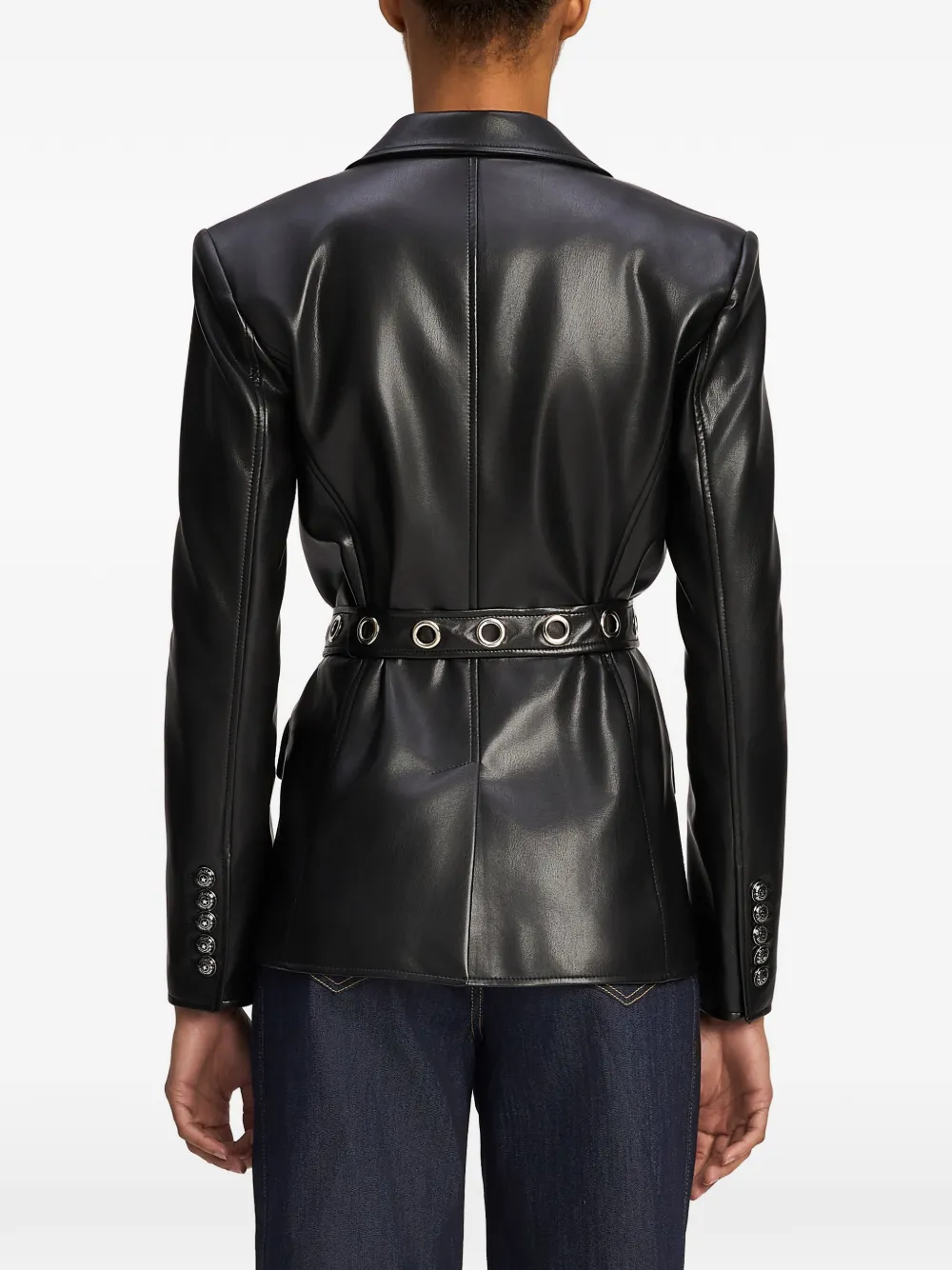 Cinq A Sept Santana belted blazer Zwart