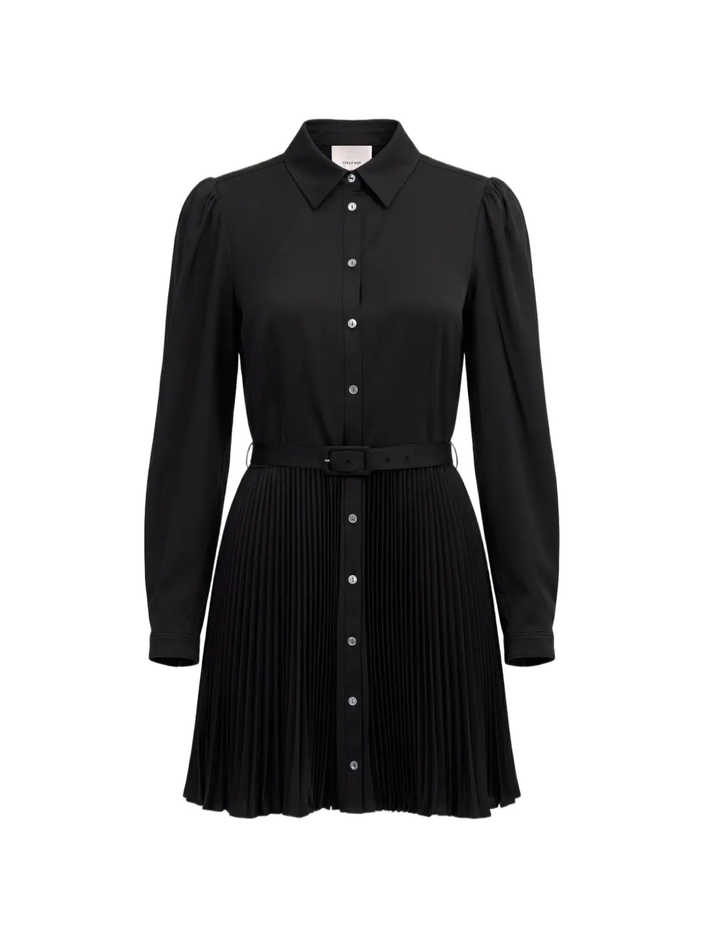 Cinq A Sept Reynolds pleated mini dress Zwart