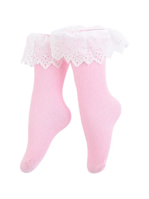 Mimi Tutu ruffled broderie-anglaise socks