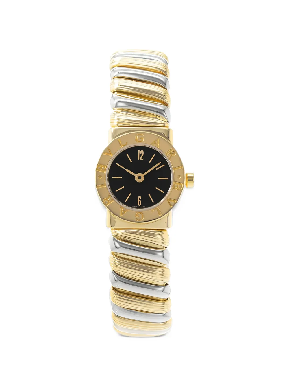 Bvlgari Pre-Owned 2008 Tubogas 18mm watch - Nero