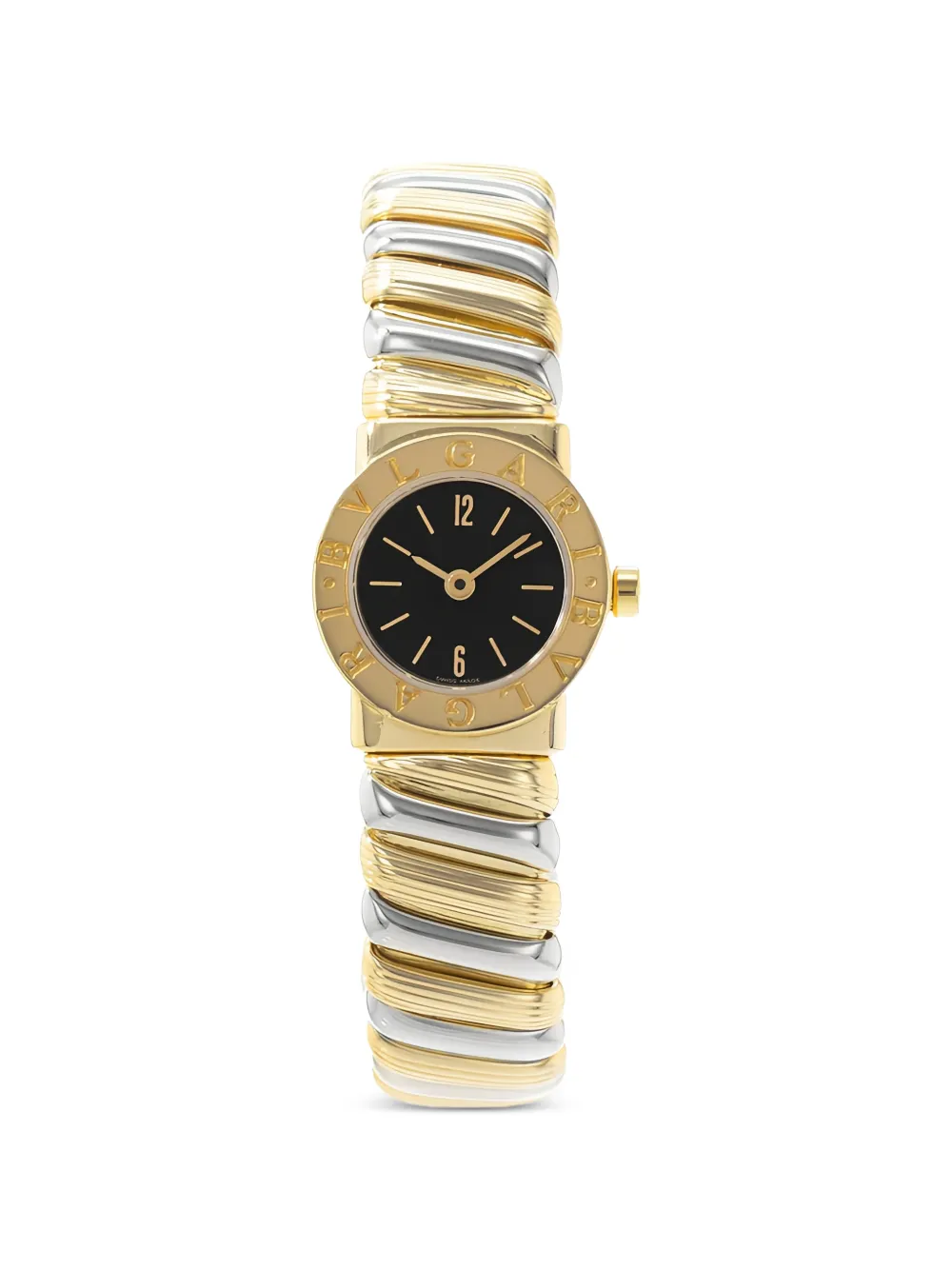 Bvlgari Pre-Owned 2008 Tubogas 18mm watch - Nero