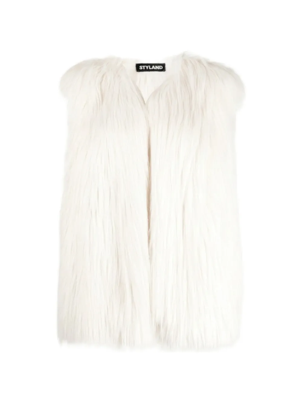 STYLAND faux-fur gilet - Blanc STYLAND faux-fur gilet - Blanc