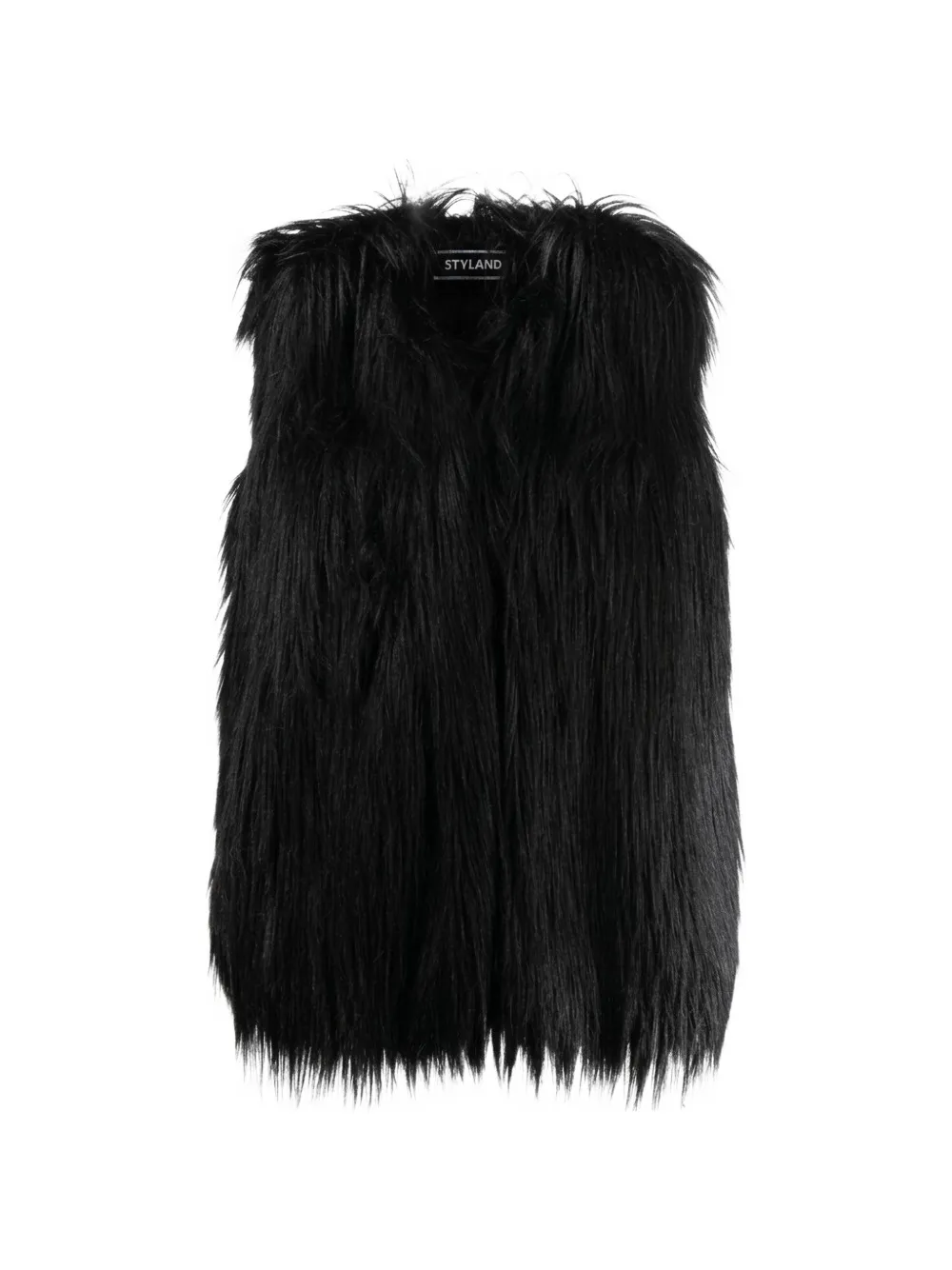 STYLAND faux-fur gilet - Noir STYLAND faux-fur gilet - Noir