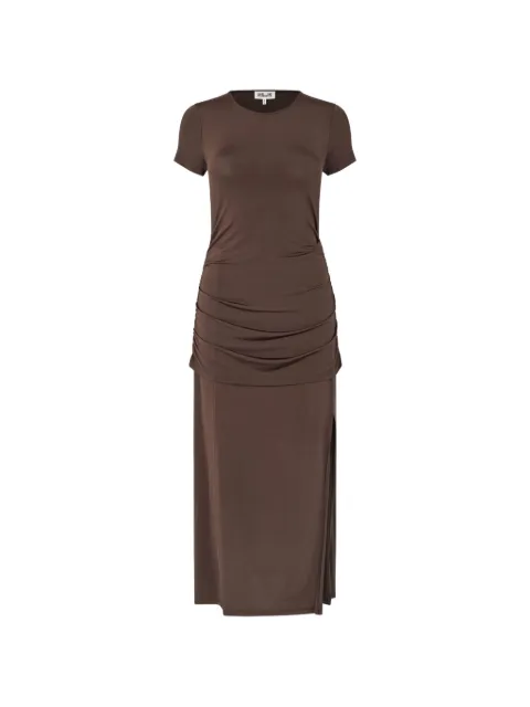 Baum Und Pferdgarten Julle ruched side-slit midi dress
