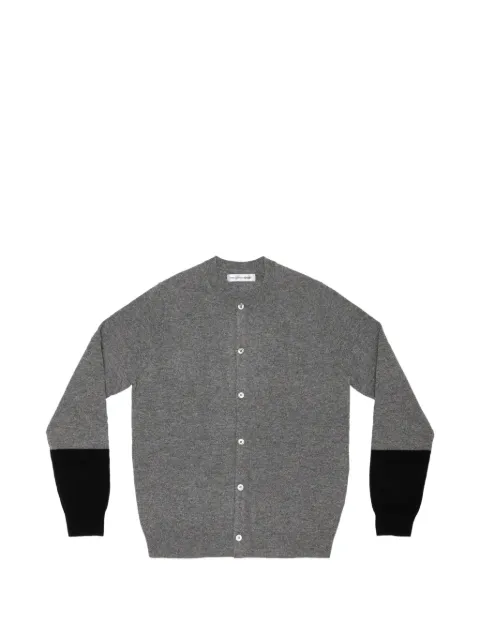 Comme Des Garçons Shirt colour-block button-up cardigan