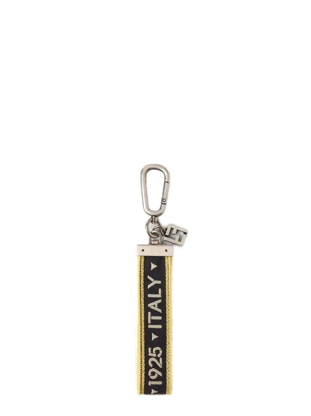 FENDI multicolor fabric key ring Zwart