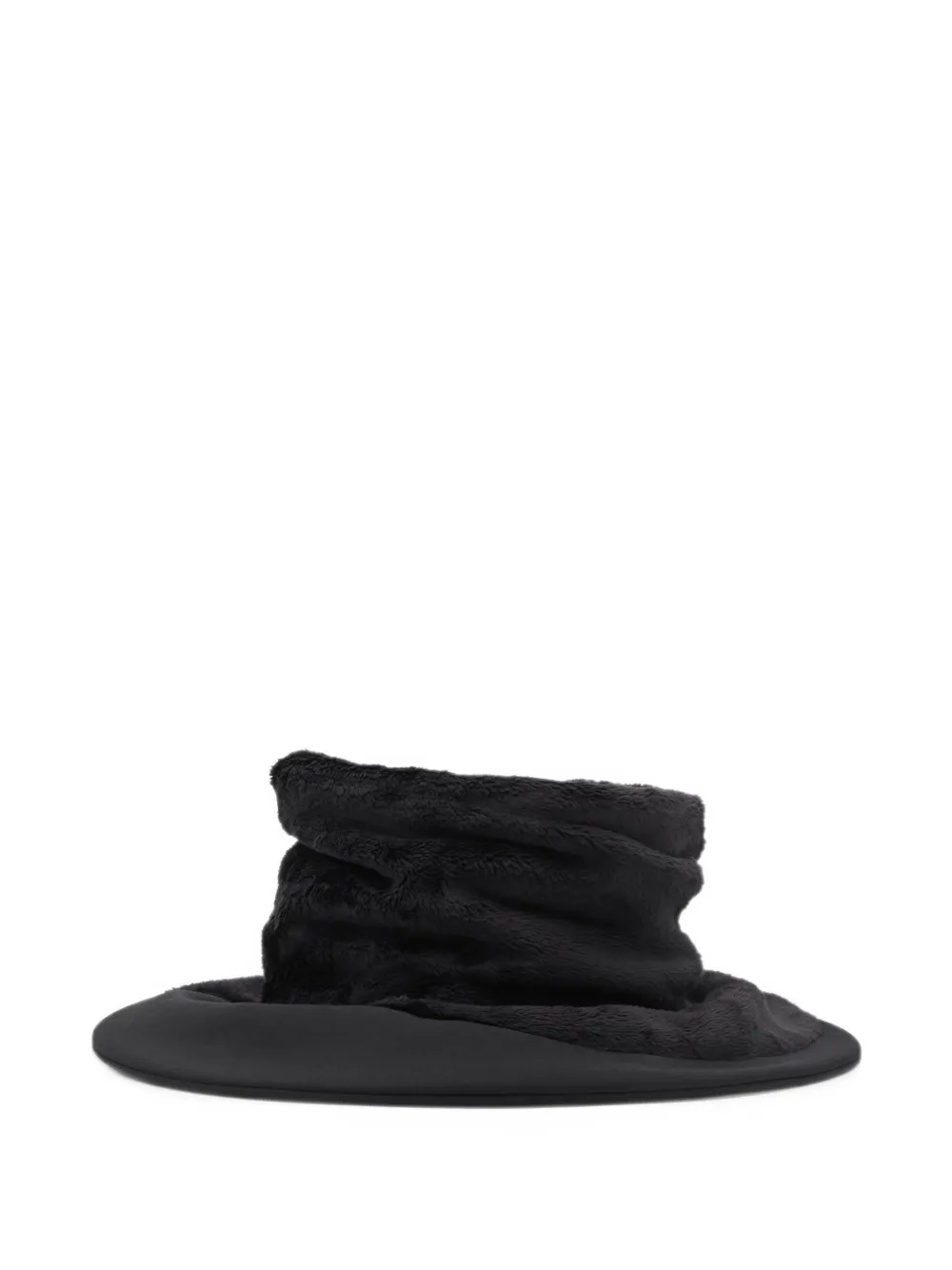 Junya Watanabe faux-fur wide-brim hat - Noir Junya Watanabe faux-fur wide-brim hat - Noir