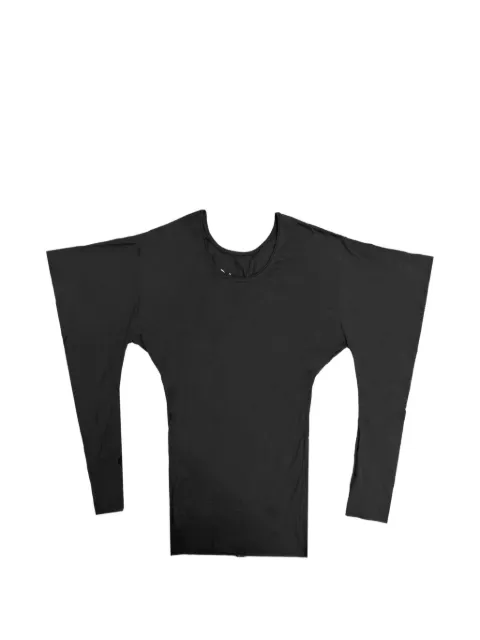 Setchu Origami batwing-sleeve fitted mini dress