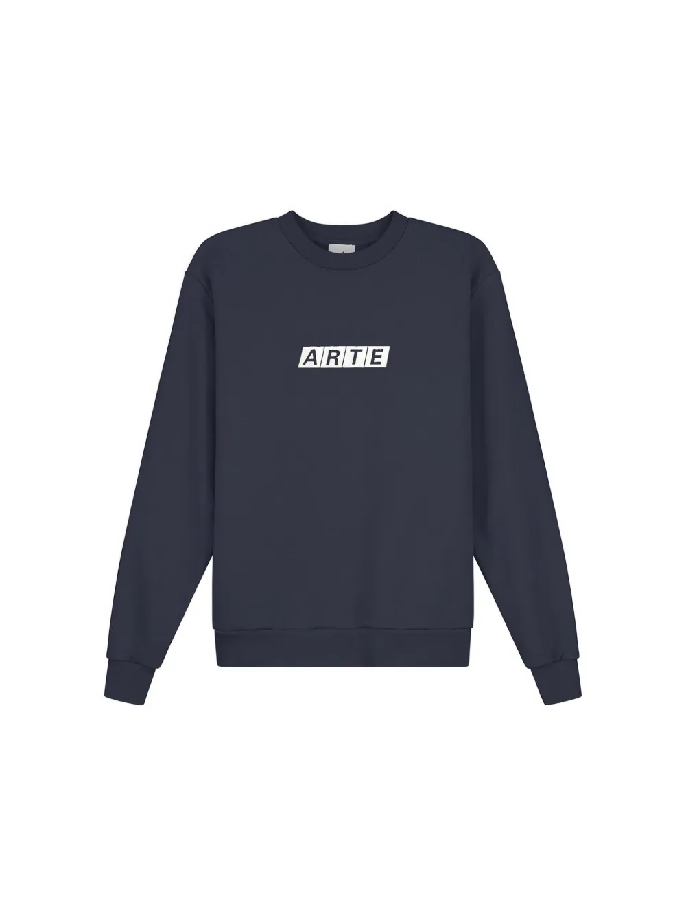Arte Antwerp Module sweater met logo-print Blauw