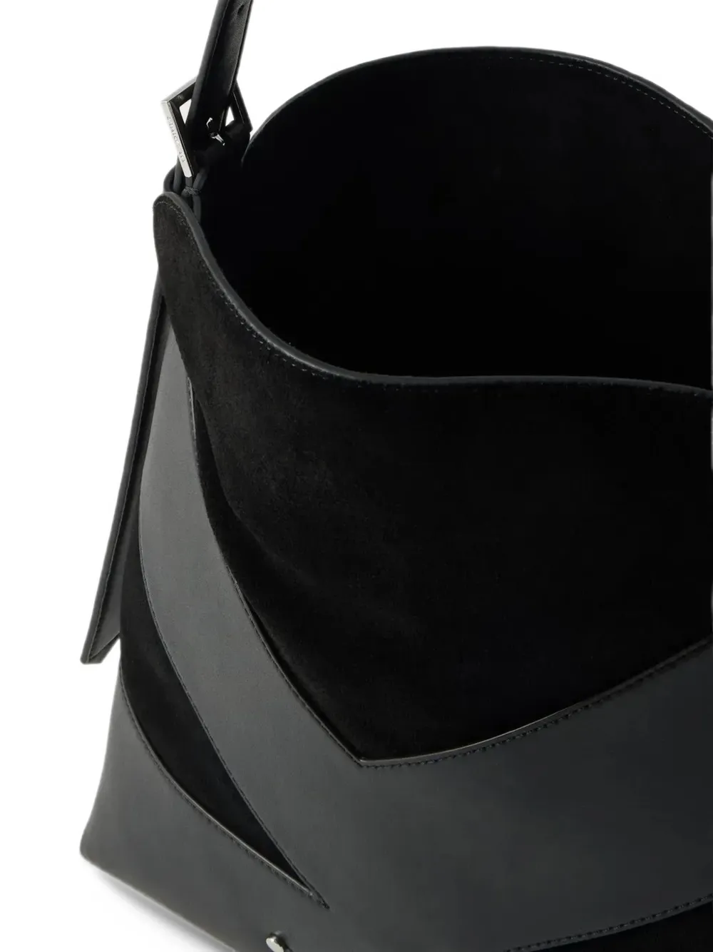 Karl Lagerfeld K Koncept panelled shoulder bag Zwart