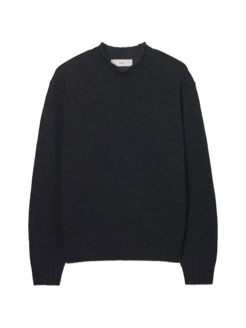 DUNST ribbed-trim sweater