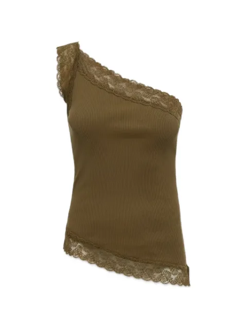 OpéraSPORT Violetta lace-trim ribbed top