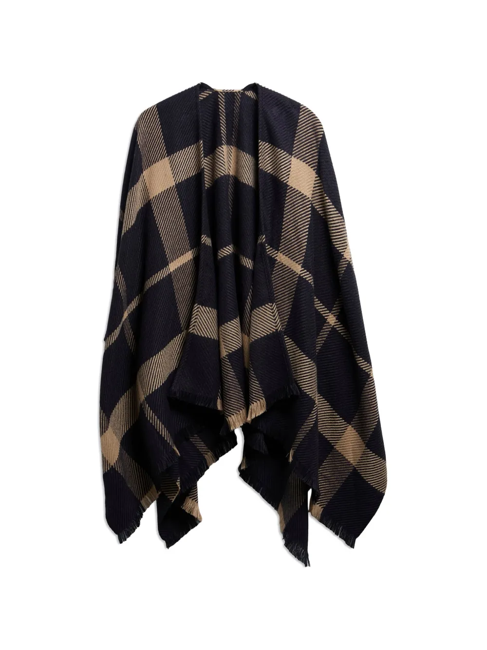 Barbour Isabelle Tartan serape - Nero