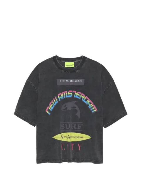 NEW AMSTERDAM Announcement logo-print T-shirt