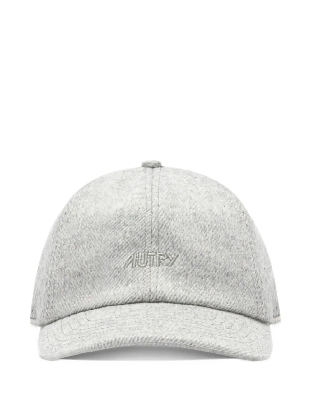 Autry wool baseball cap with embroidered logo Grijs