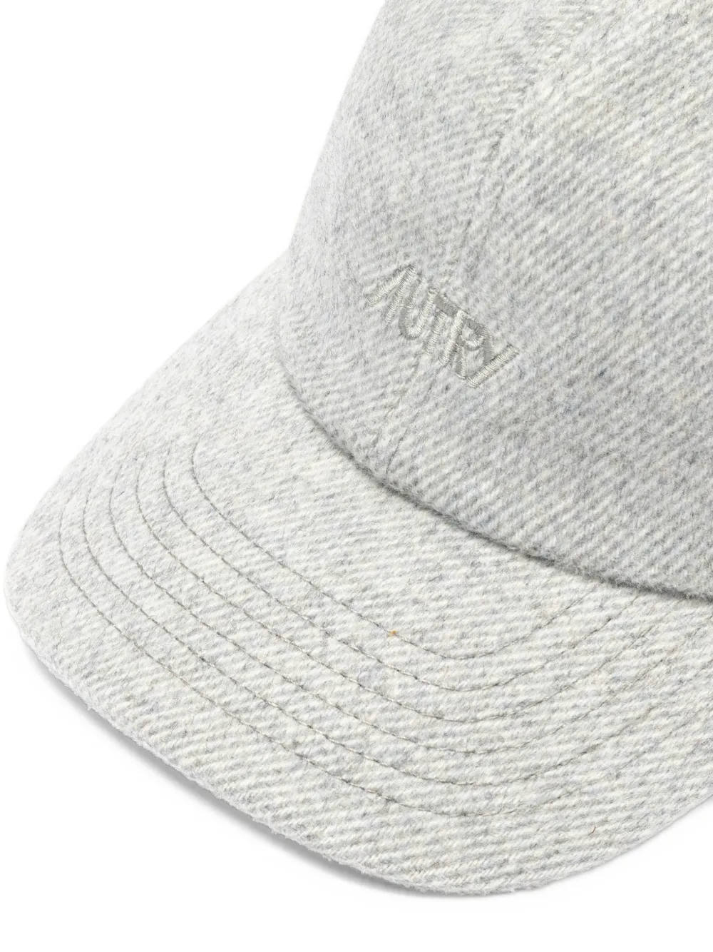 Autry wool baseball cap with embroidered logo Grijs