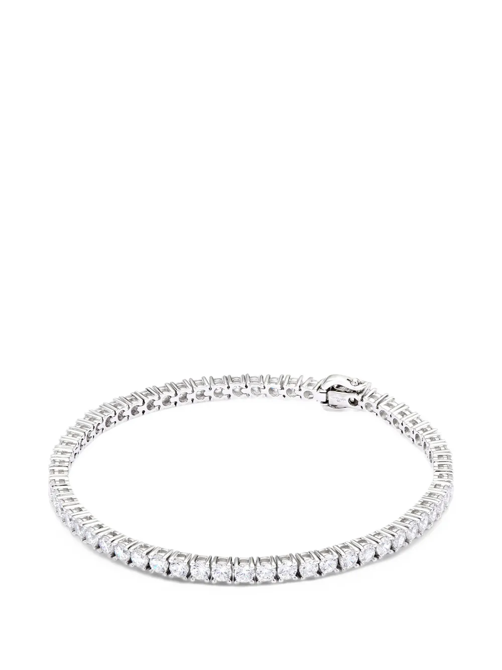 Hatton Labs Bracciale tennis in argento sterling con zirconia cubica
