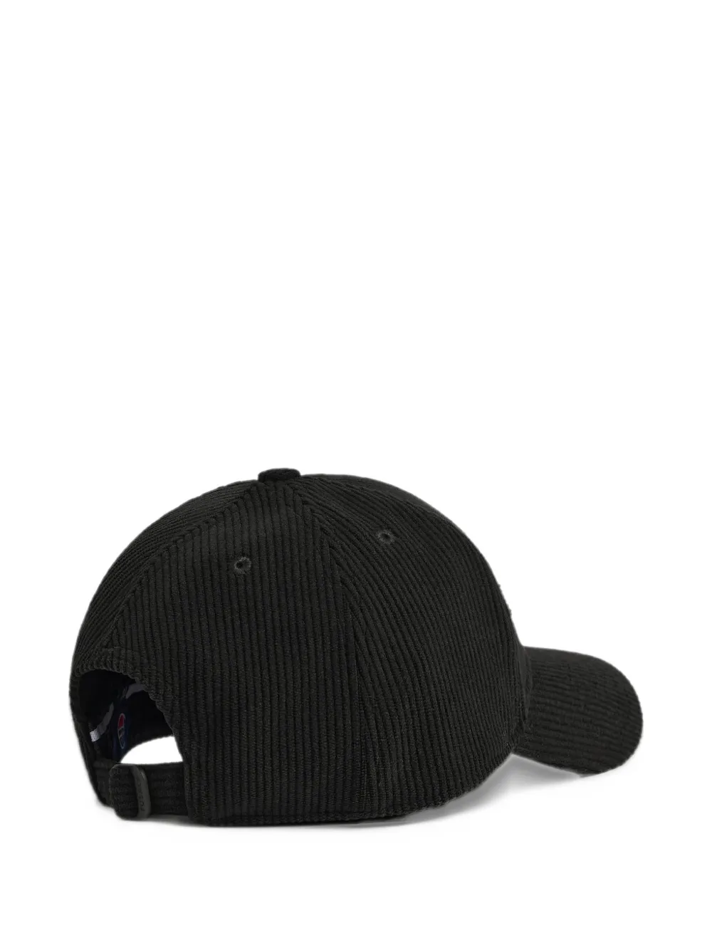 Fusalp corduroy logo-embroidered cap Zwart